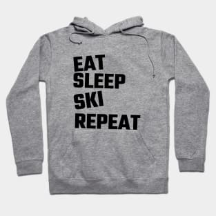 Eat Sleep Ski Repeat Hoodie